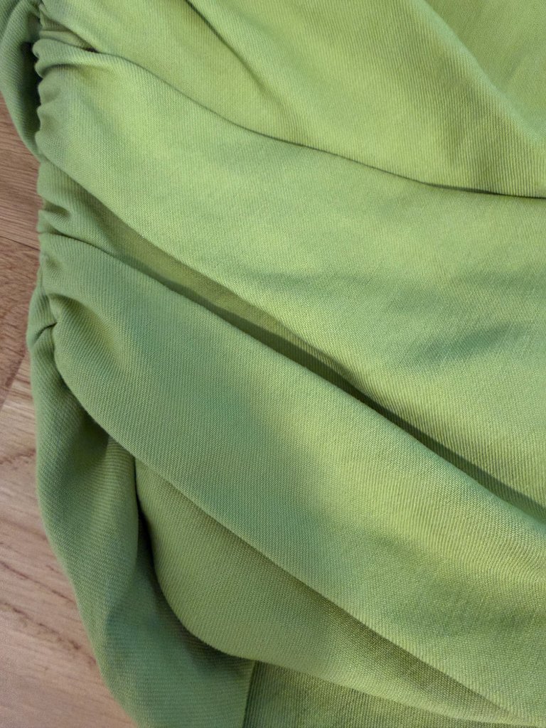 The Sei Nwt Kiwi Green Side Ruched Mini Skirt Size 6 — image 6 of 6